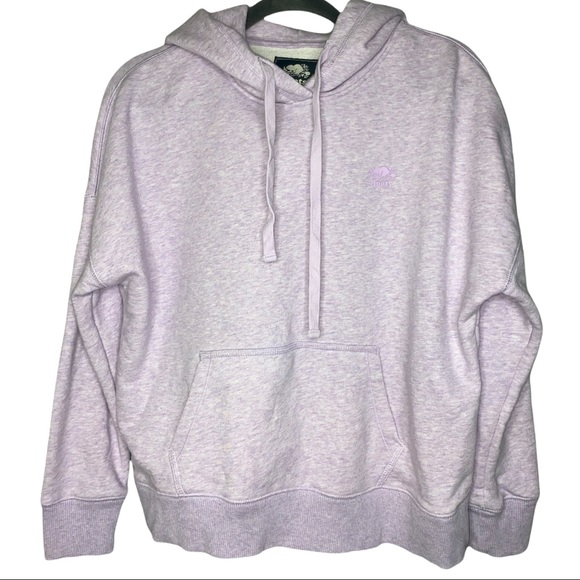 Roots Heather Purple hooded Sweatshirt
